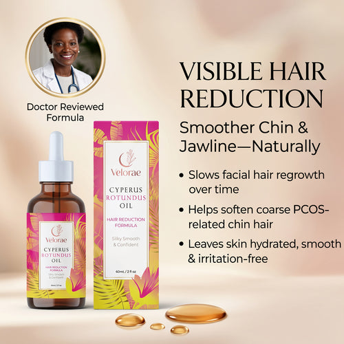 Velorae Cyperus Rotundus Hair Reduction Oil